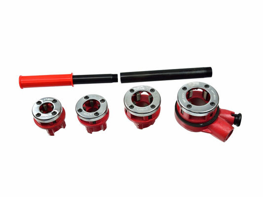 Set 4 filiere pentru dispozitivul de filetat 1/2" - 1,1/4", Geko G01000