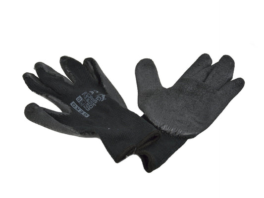Mănuși groase pentru protecție GEKO, mărimea 10, Latex negru, G73573