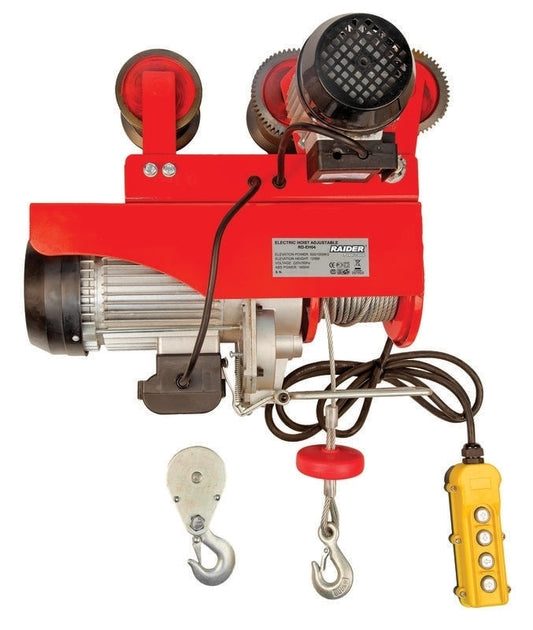 Macara electrica 1000kg 1600W ajustabila RD-EH04, Raider 121104