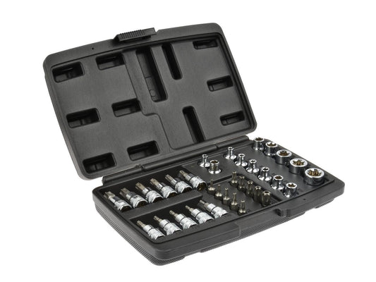 Set de chei tubulare profesionale TORX, 34 piese, 3/8 "S2, R&K, RK00204