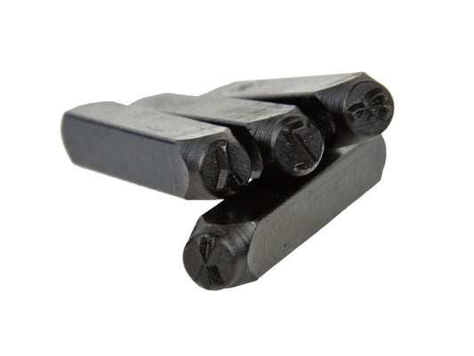 Set 27 poansoane cu litere 8mm, Geko G01813