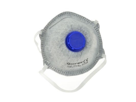 Masca de praf cu supapa FFP2 cu cartus de carbon, Geko G90007