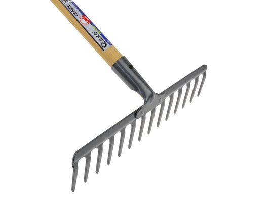 Grebla metalica de gradina cu 14 dinti, Geko G66506