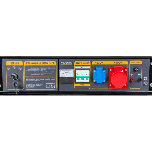 Generator de energie 7500W, Powermat PM-AGR-7500KE-EL