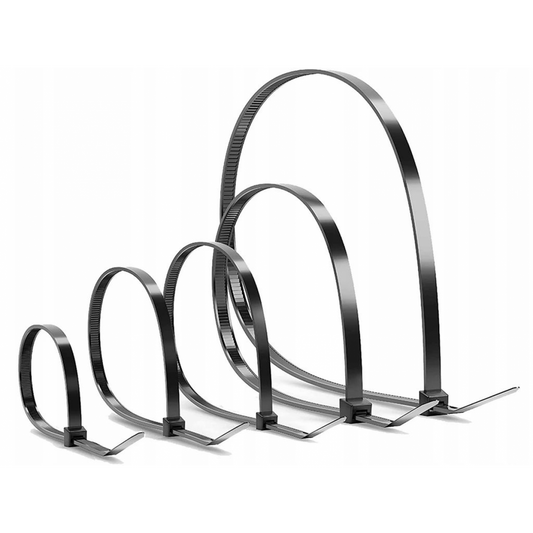 Set 100 coliere din plastic, 3.6mmx300mm, Expert V07340