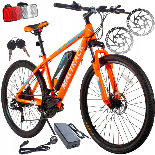 Bicicletă electrică E-Bike CX760 Electric Neon 27.5", MalTrack 107784