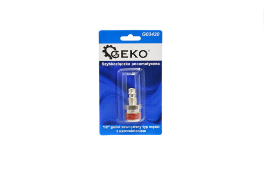 Cuplaj rapid pneumatic tip 1/2" filet cu etanșare, Geko G03420