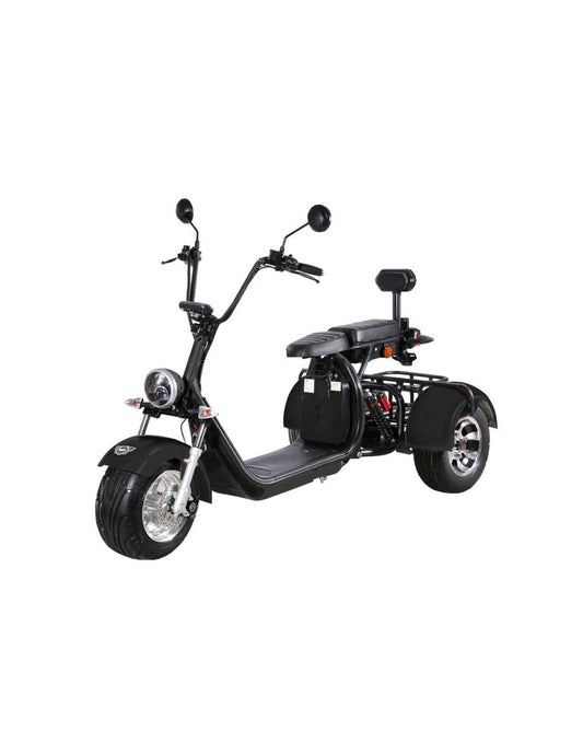 Scuter electric triciclu omologat COC, HECHTCOCISMAXBLACK