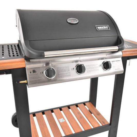 Gratar pe gaz, 10.5 kW, Hecht Fire Wood 3