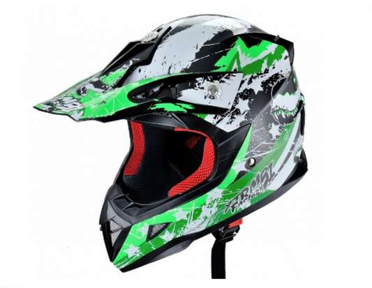 Casca verde ATV, marimea M, Hecht 54915 M