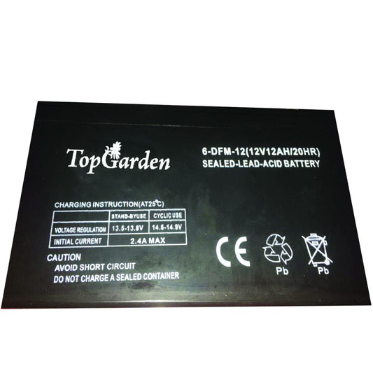 Acumulator 12V/8Ah pentru pulverizator electric, TopGarden, 380320