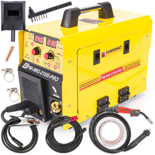 Aparat de sudat migomat 210A MIG / MAG / MMA / TIG PM-IMG-210S-PRO Powermat PM0965