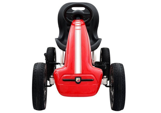 Masinuta cu pedale Abarth, rosie, Lean 2553