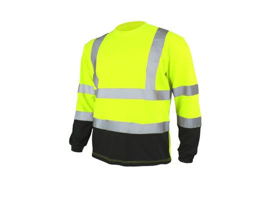 Bluza T-REF fluorescent galben cu dungi reflectorizante, marimea M, Artmas ART703006