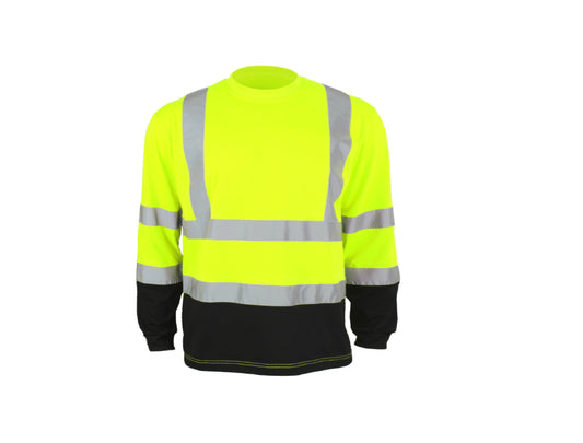 Bluza T-REF fluorescent galben cu dungi reflectorizante, marimea XL, Artmas ART703008