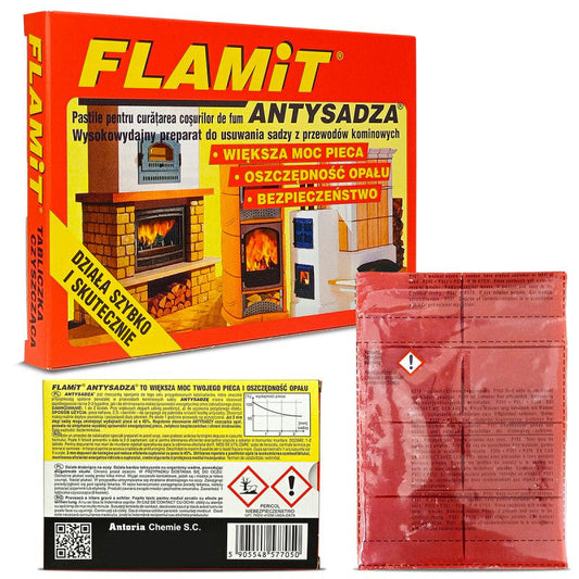 Tablete pentru curatare cosuri de fum, seminee, sobe, Flamit ANT0010