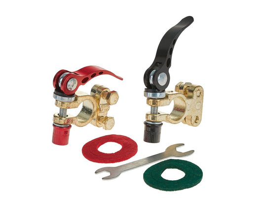 Set cleme pentru baterie, 6 / 12 V, 2 elemente, Geko G02404