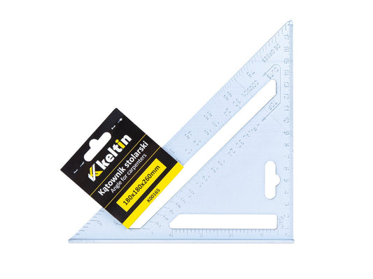 Echer pentru tamplarie si constructii, 180 mm x 180 x 255 mm, Keltin K00165