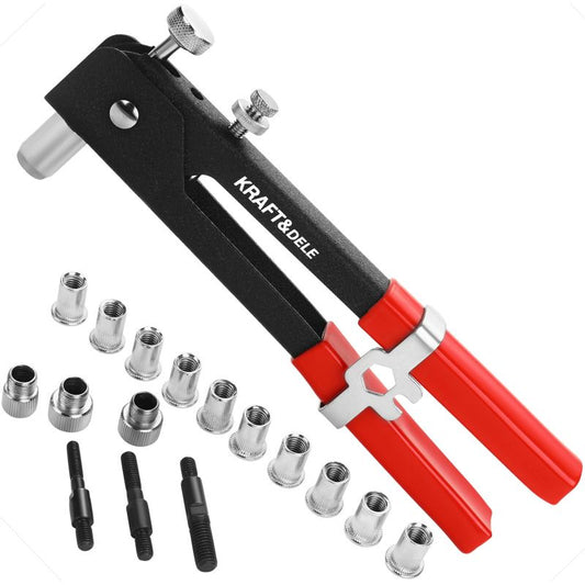 Set cleste pentru nituit cu pop-nituri, Kraft&Dele KD11299