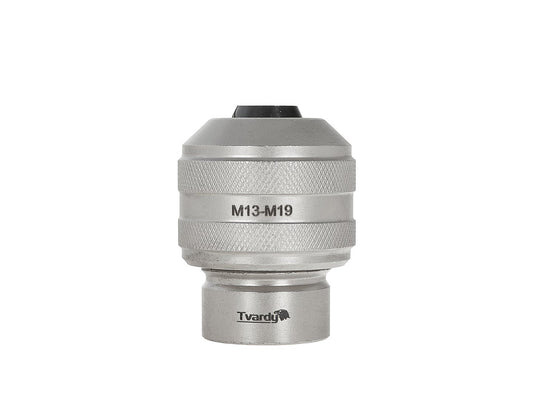 Adaptor pentru biti, 1 / 2", M13-M19, Cr-V, Tvardy T00037