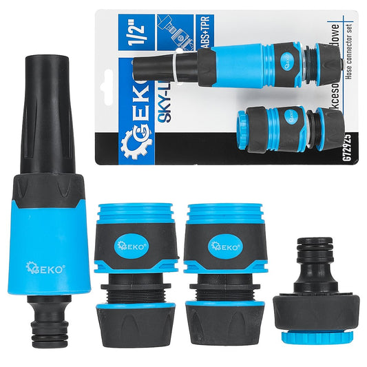 Set conectori pentru furtun Sky-Line, 1 / 2", 4 bucati, Geko G72925