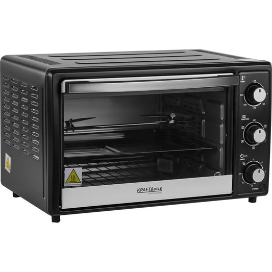 Cuptor electric cu functie de rotisor, 1650 W, 30 l, Kraft&Dele KD4111