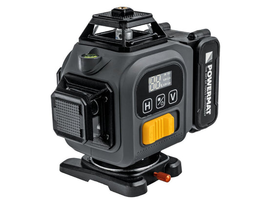 Nivela laser in cruce cu acumulator PM-PLK-4DM3, 4.2 V, Powermat PM1494