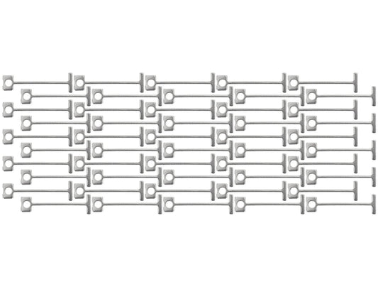 Set stifturi interschimbabile pentru sistemul de nivelare al placilor, 50 bucati, Geko G00396A