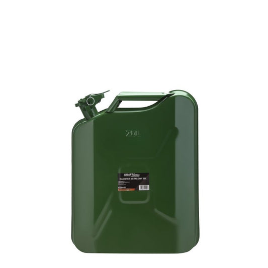Canistra de metal pentru combustibil cu palnie, 20 l, Kraft&Dele KD5440