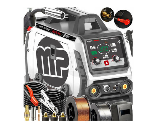 Aparat de sudura tip invertor Migomat IGBT FLUX MIG MAG MMA, 200 A, Majster Polska MP0126