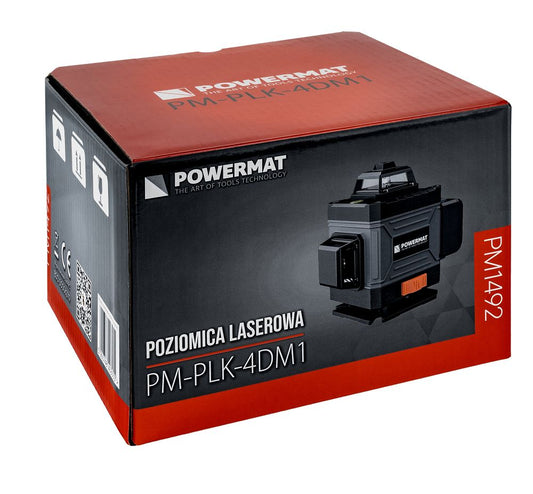 Nivela laser in cruce PM-PLK-4DM1, Powermat PM1492
