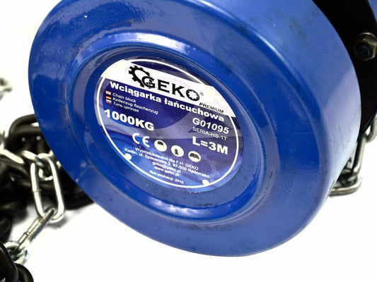 Macara cu lant 3m 1T, GEKO G01095