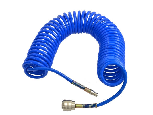 Furtun pneumatic spiralat PU 5x8mm 10m, GEKO G02966