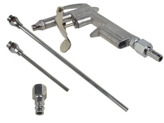 Pistol pentru suflat + 5 accesorii 1/4" 10bar, GEKO G01163