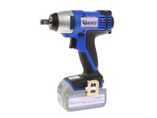 Pistol de impact cu acumulator de 18V 2.0 Ah Li-ion, 150 Nm + incarcator, Geko