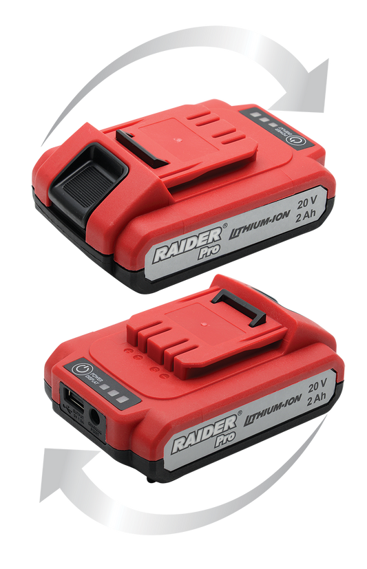 Bormasina cu acumulator Li-Ion 20V 58Nm, adaptor 90° RDP-CDL21, Raider 030207