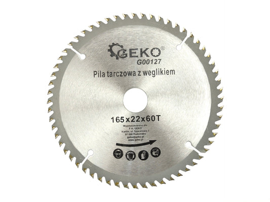 Disc circular pentru lemn 160x22x60T, Geko G00127