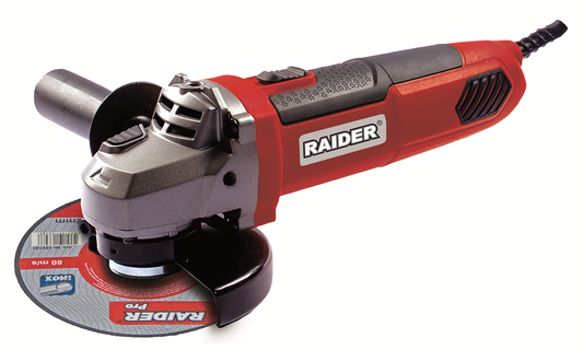 Polizor unghiular 125mm RD-AG51 750W + discuri, Raider 020149