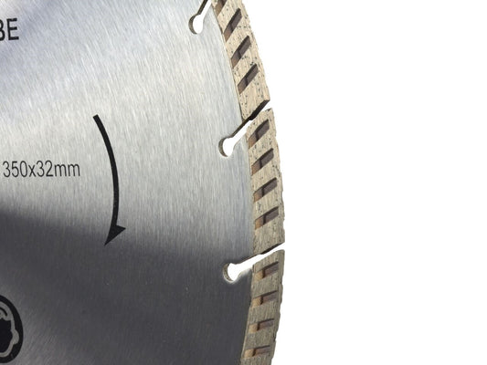 Disc diamantat pentru beton 350mm x 32mm, Geko G00209