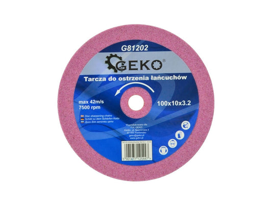 Disc abraziv pentru masini electrice de ascutit lanturi, Geko G81202