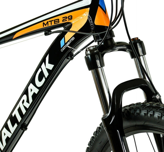 Bicicleta BIG BOSS MTB MalTrack  cu 24 Viteze, Amortizor, Roti 29 Inch, Cadru 19 inch