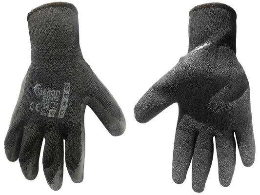Mănuși groase pentru protecție GEKO, mărimea 10, Latex negru, G73573