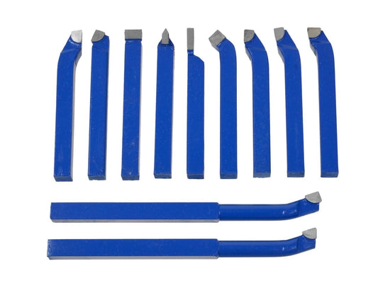 Set 11 instrumente de strunjire 10x10mm + valiza, Geko G01241
