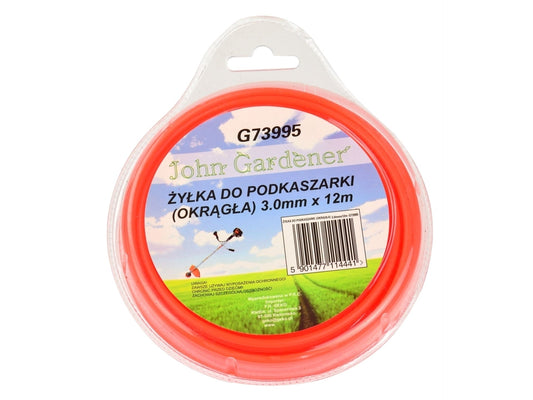 Coarda taiere pentru masini de tuns iarba, rotunda, 3mmx12m, GEKO G73995