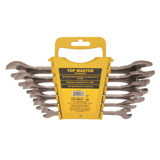 Set 6 chei fixe CrV 6-17mm DIN3110, Topmaster 235115
