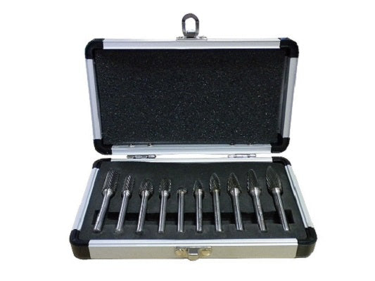Set 10 freze diamantate cu tija 6mm, Bass Polska