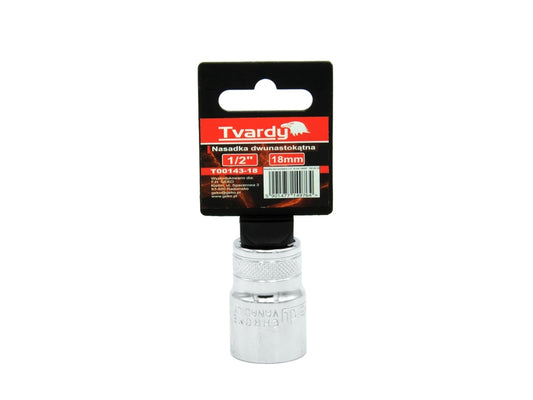 Tubulara cu 12 puncte 1/2" 18 mm, Tvardy T00143-18