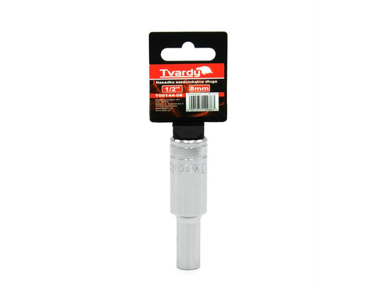 Tubulara hex 6 puncte lunga 1/2" 8mm, Tvardy T00144-08