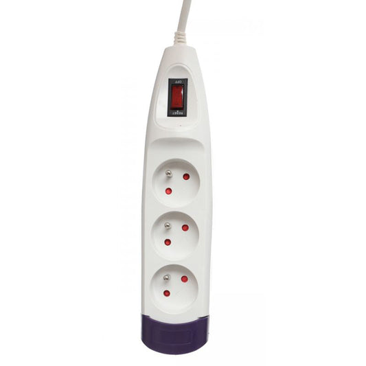 Prelungitor de 5m cu 3 prize, Kraft&Dele, KD4012
