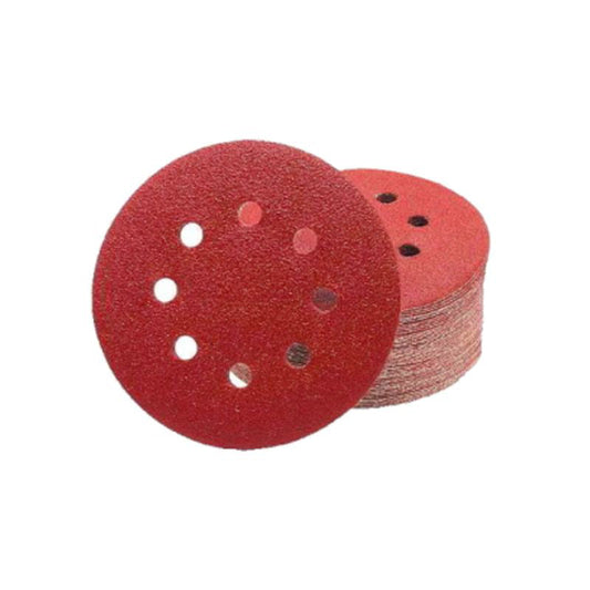 Set discuri hartie abraziva 50 bucati,125 mm, P100 cu velcro, Kraft&Dele, KD11810